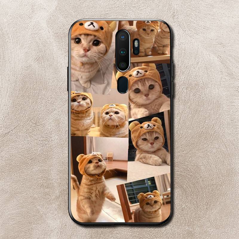 Чехол для телефона Cat Memes для Vivo Y91C Y11 17 19 17 67 81 Oppo A9 2020 Realme c3