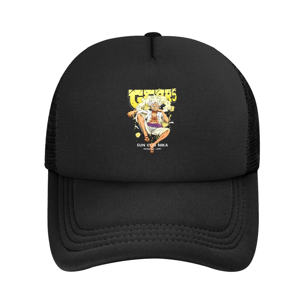Mihawk  onepieces  Flag Trucker Hat Unisex Sport  Mesh Baseball Cap Polyester Adjustable Sports Cap
