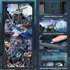 Набор для создания книжной полки MiniCity DIY - Набор миниатюрного домика-кукольного домика - Светодиодная подсветка в комплекте - Коллекционный элемент декора для дома