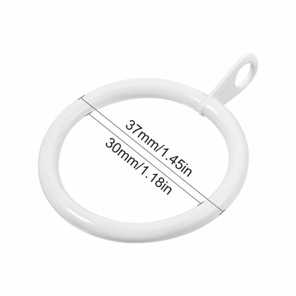 Металлические Бесшумные Сверхпрочные Кольца-крючки для Штор Римские Кольца для Карнизов