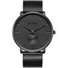 Black Simple Stylish Popular Watch Black Stylish Brand Waterproof Watch Watch K [BUREI] Men's Men's Men's