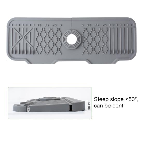 Силиконовый брызговик для раковины, сливной коврик, держатель для мыльницы, сливной коврик для крана для кухонь, ванных комнат, автофургонов