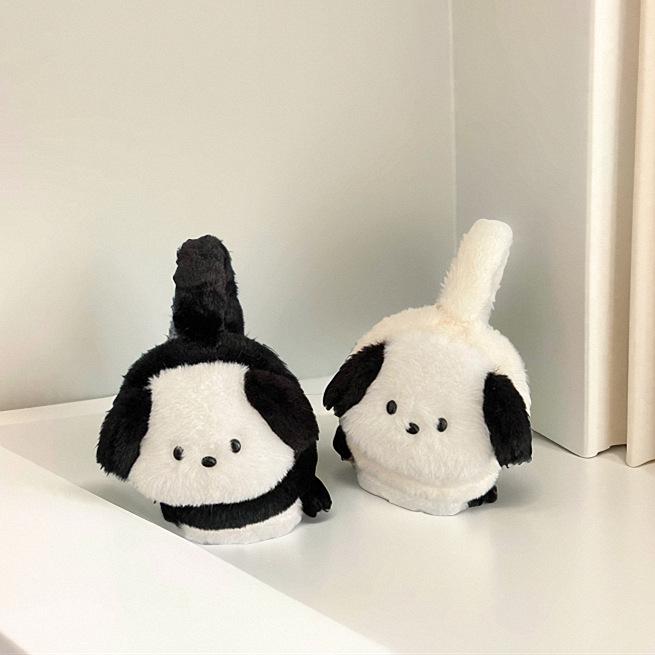 Милые зимние плюшевые наушники с героями мультфильмов для детей - теплые наушники для мальчиков, учеников начальной школы, защита от холода