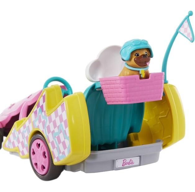 Кукла Barbie Go-kart Stacie Автомобиль для фильма и кукла + собачка HRM08