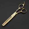 6" Fire Craftsman Mei Mei Black Hairdressing Scissors - Flat Cut & Thinning