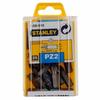 Embouts De Vissage - STANLEY - PZ2 - 25mm - 25 Embouts - 1/4'' Standard