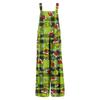 Women's Jumpsuit Halloween Print Casual Loose Vintage Shoulder Strap Cotton Linen