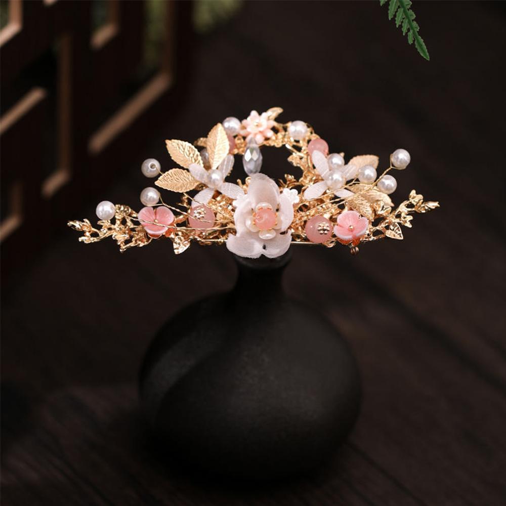 Clips Handmade Chinese Fashion Tassel Crystal Earrings Hair Comb Headwear Sets Hanfu Hair Stick