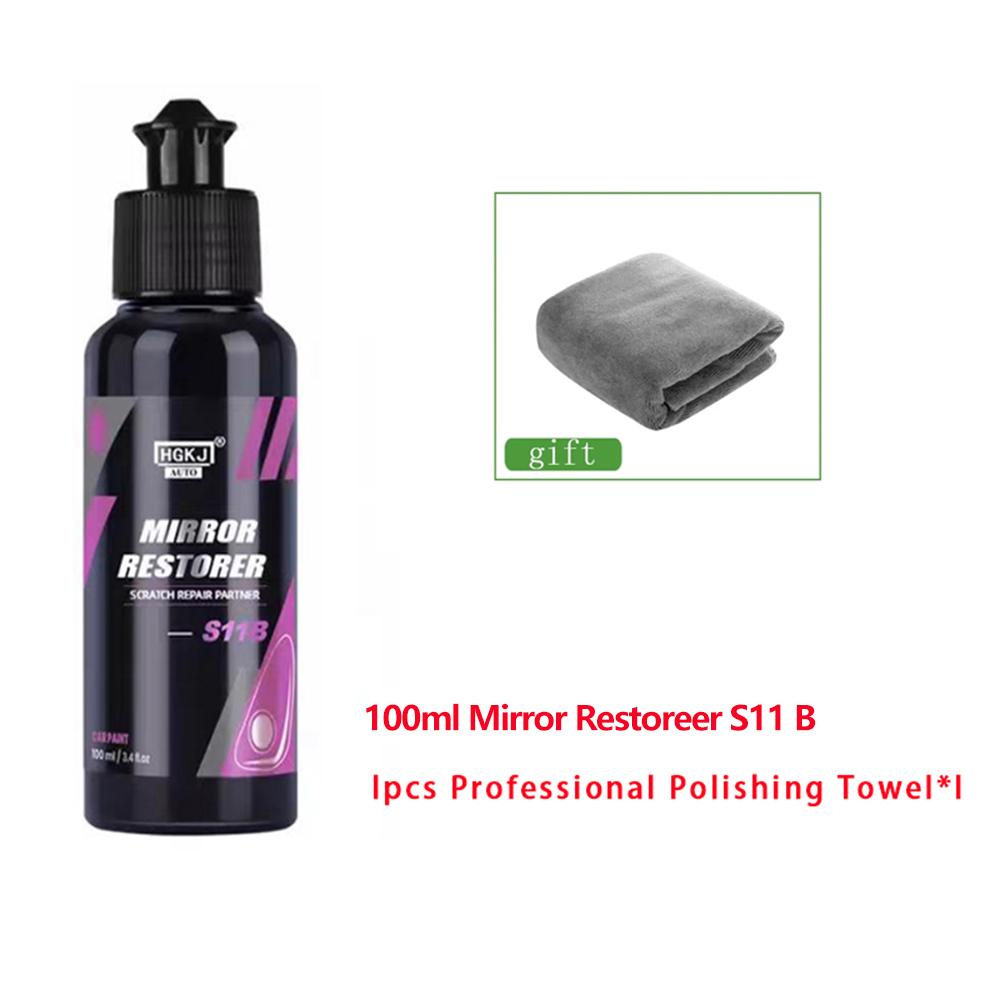 HGKJ S11 Жидкий воск для удаления царапин на автомобиле Полировальная паста для ухода за лакокрасочным покрытием Детейлинг автомобиля Состав для кузова автомобиля Набор для очистки от царапин