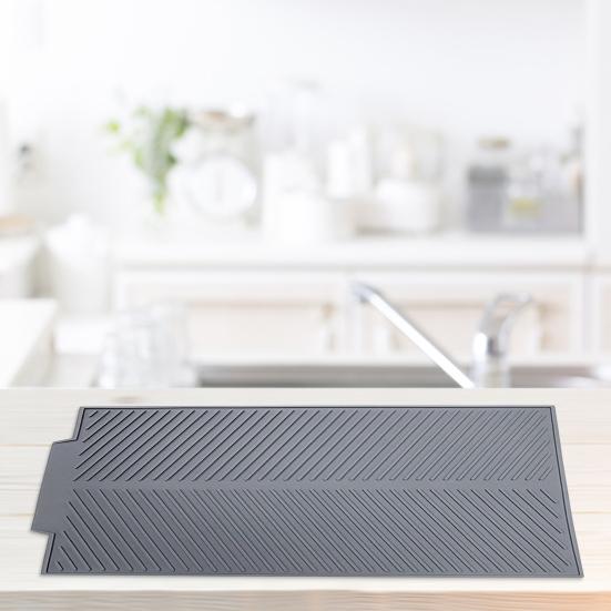 Коврик для сушки посуды Yousheng из пищевого износостойкого силикона, универсальная стеклянная посуда, столовые приборы, коврик для слива раковины, кухонные принадлежности