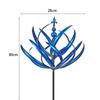 Modern Windmill Gardening Plug Wrought Iron Wind Solar Spinners  Courtyard