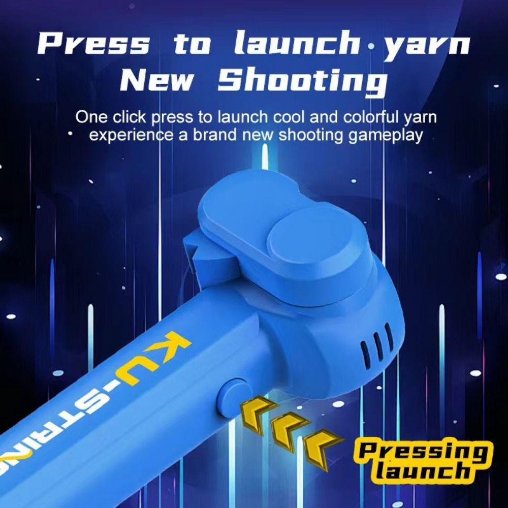 Glow-in-the-Dark Rope Launcher Toy Adjustable Speed Controller Rope Rope Thruster  for All Ages