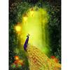 Алмазная картина животное 5D DIY Алмазная вышивка крестиком Павлин фотографии стразов мозаика ремесленный комплект