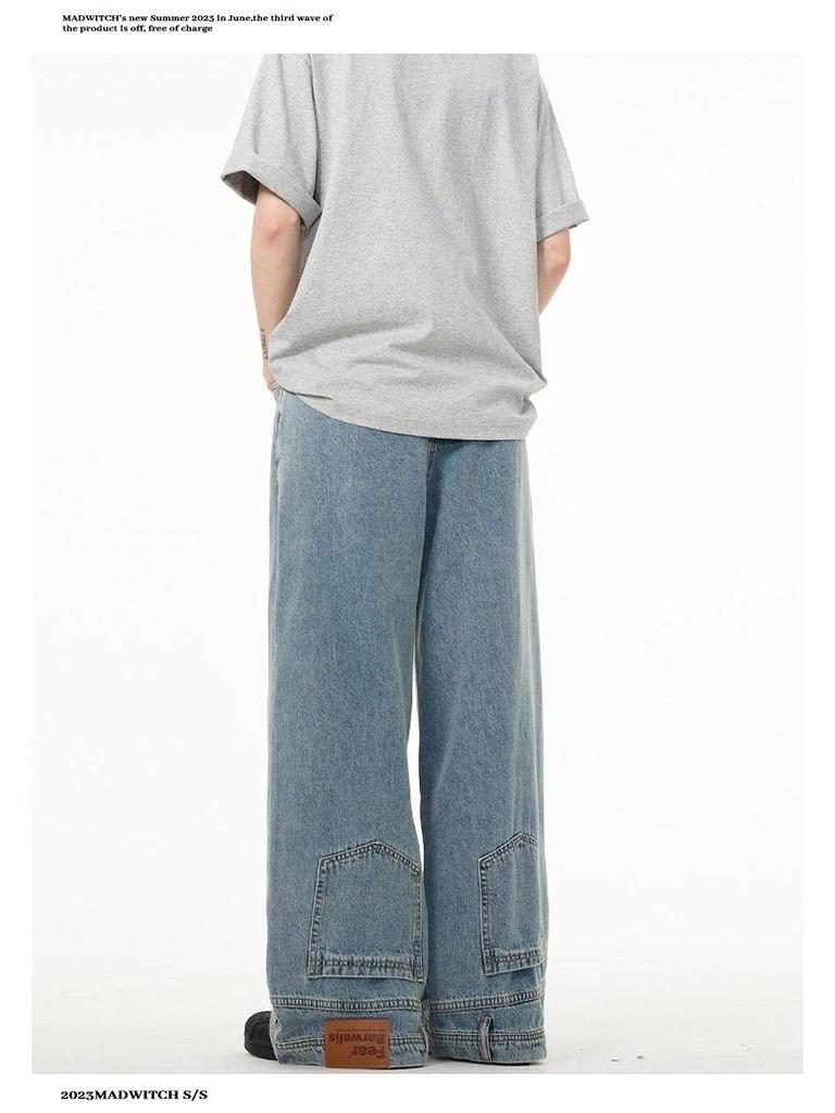 Женские перевернутые широкие джинсы с высокой талией: Весенняя модная тенденция