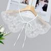 Shawl Wrap Decoration Lace Fabric Fake Collar Hollow DIY Detachable False Collar Ladies Cape Women Girls