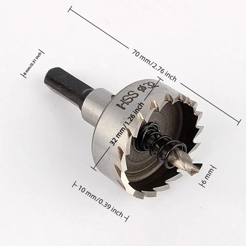 HSS 4341 Drill Bit Hole Saw Triangular Shank Metal Drill Bit Hole Saw Cutter For Wood Drilling