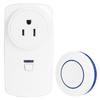 Household Appliances Controller 2-Way Wireless Power Outlet Remote Control SocketBlue Remote