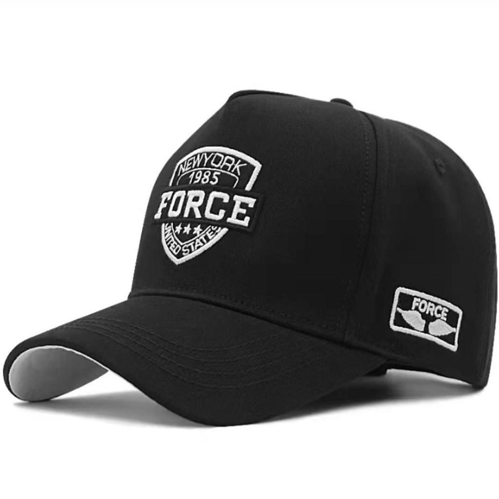 Вышитая буквами бейсболка Force, шляпа с круглым верхом, дышащая, регулируемая, подарок