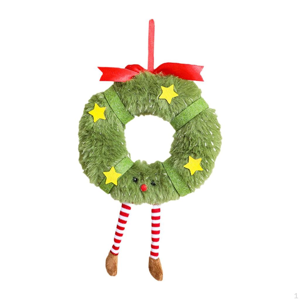 Плюшевая кукла, подвесное украшение для рождественской елки, рождественская подвеска, мягкий материал, 15x22 см, фестиваль