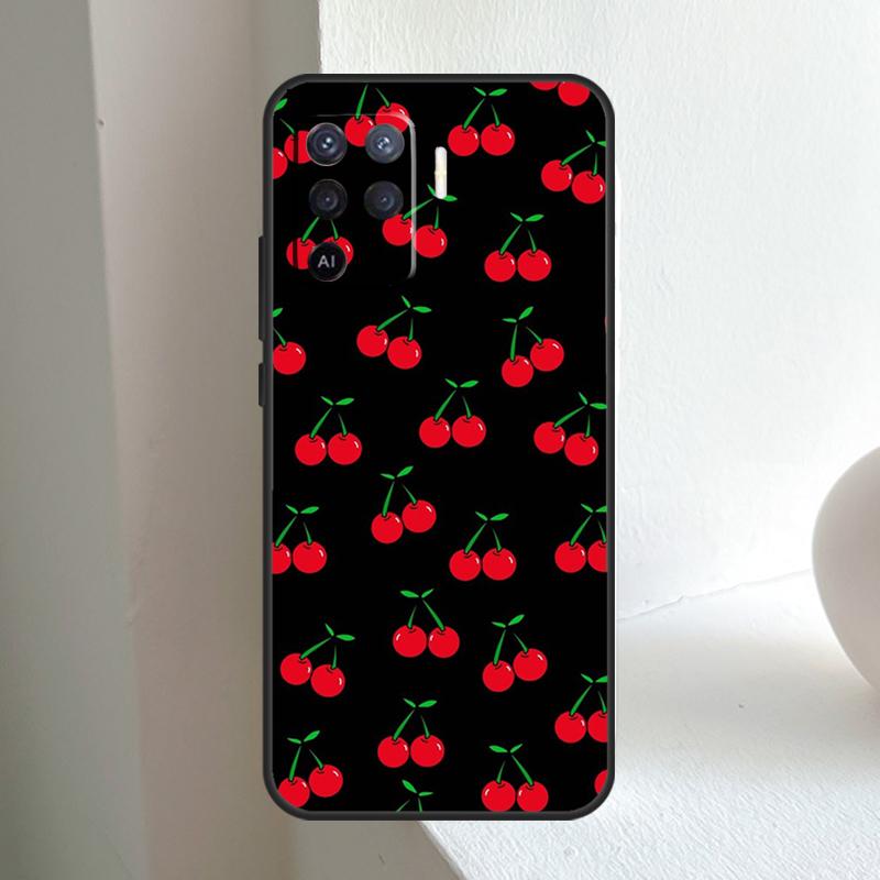 Чехол для телефона Food Fruit Red Cherry для OPPO A78 A98 A18 A38 A58 A5 A6 Pro A15 A17 A57 A16 A76 A96 A54 A74 A94 A40 A60 A80