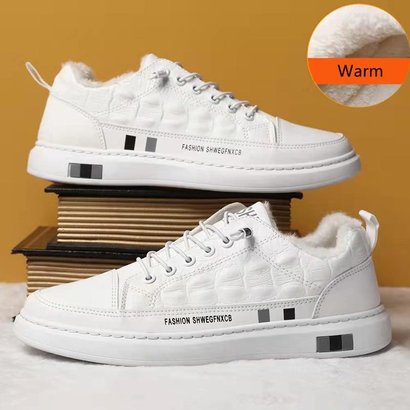 Белые кроссовки, мужская повседневная обувь, дышащая мужская спортивная обувь, нескользящие модные кроссовки для прогулок на открытом воздухе, мужские кожаные кроссовки