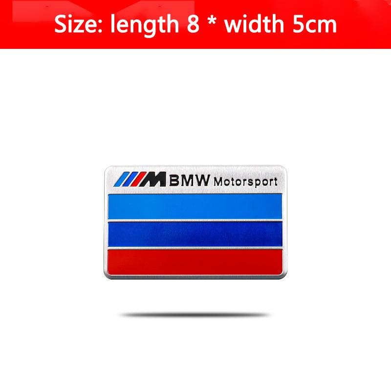 HINW3 3D Aluminum Car Styling Sticker Body Trunk Decoration Decal Emblem For BMW M Sports Performance E46 E90 E60 F20 X1 X2 X3 F10 F30