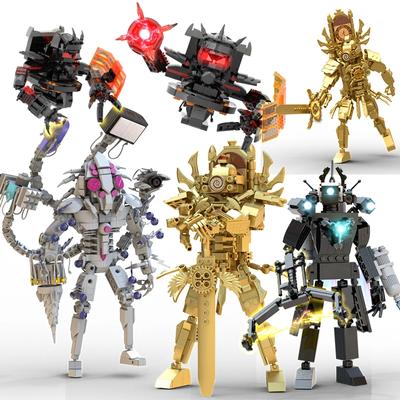 Skibidi Toilet 3.0 Titan Clockman Building Block For Kids Titan Camerman Speakeman Assembly Bricks Toys for Boys Gift Easter Toys
