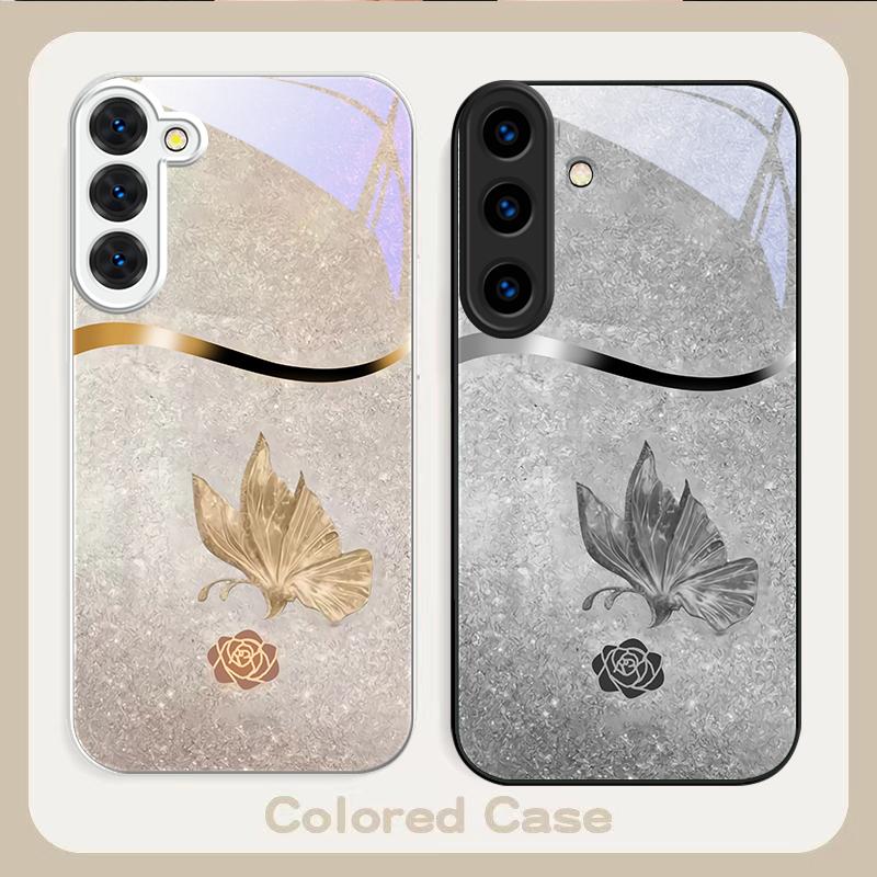 Полный восточной элегантности Для Samsung S26 S22 S8 S9 S10 S20 Ultra S21 Pro S22 Plus S23 FE S24Ultra S25 Edge S24+ Стеклянный Чехол для Телефона