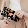 Жуткий Магнитный Чехол для Телефона с Тыквой на Хэллоуин Для APPLE iPhone 17 Air 16 14 13 12 Pro Max 15 Plus Зарядка с Чехлом MagSafe