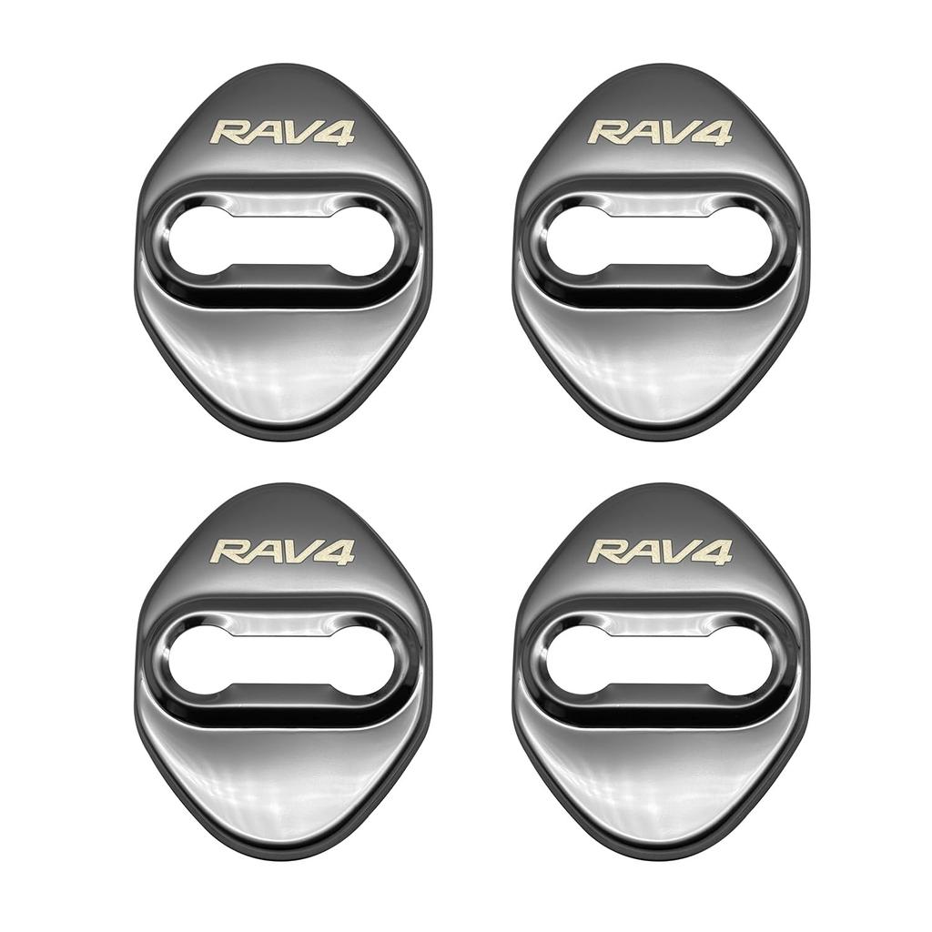 MEKOMEKO RAV4-MSGB Накладка на скобу замка двери Toyota RAV4 50 серии, накладка на замок двери, хромированные аксессуары, интерьер