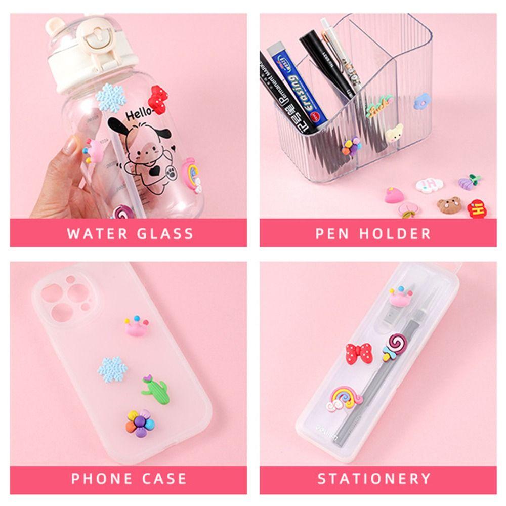 4Pcs/Pack DIY Decoration Water Cup Stickers  For Water Bottle/Phone Case/Refrigerator
