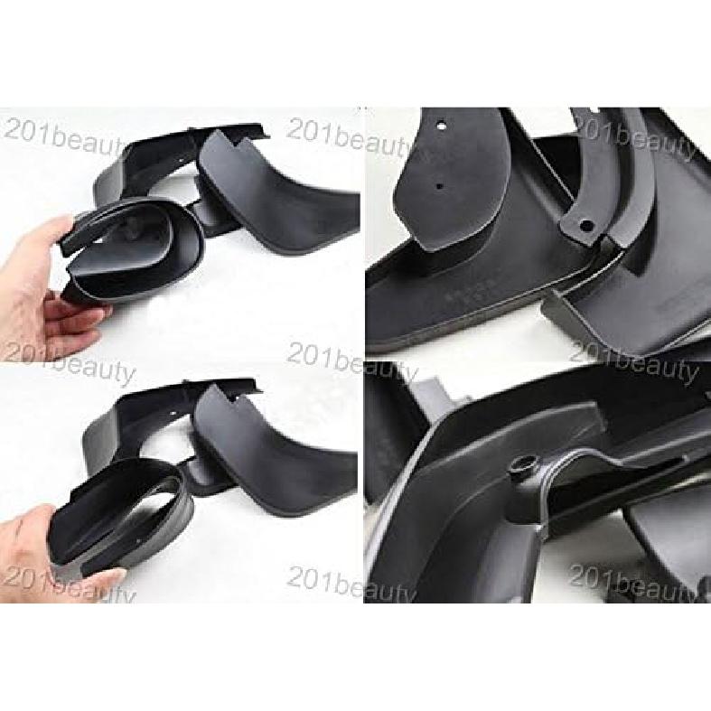 New 4pcs Black Color Front + Rear Car Mud Flaps Mudflaps Mud Guards Mudguard Splash Guard Fender Custom Fit for Hyundai Tucson 2015 2016 2017 2018
