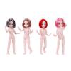 30 см Милая Кукла с Комическим Лицом 1/6 BJD Кукла Игрушка для Переодевания Множество Цветов Волос Кукла Натурального Цвета Игрушка Подарок для Детей и Девочек