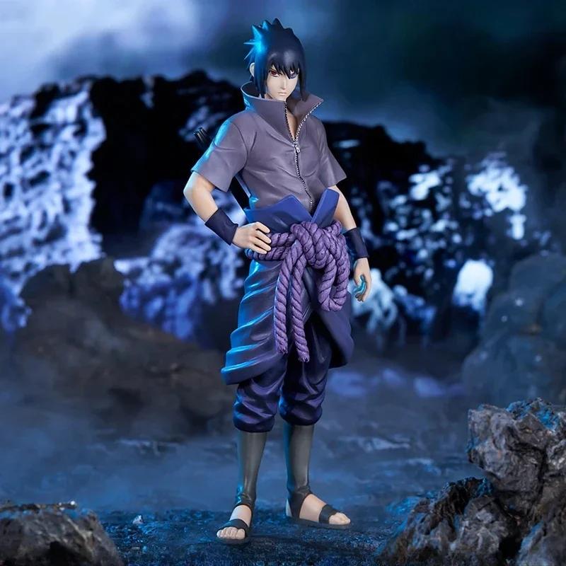 Набор экшн-фигурок Bandai 20 см Naruto Shippuden - Учиха Саске Хатаке Какаши Намикадзе Минато Аниме Коллекционная модель Игрушки Подарки