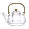 Стеклянный чайник Прозрачные печи Заварной чай Ручная выдувка со съемным заварником