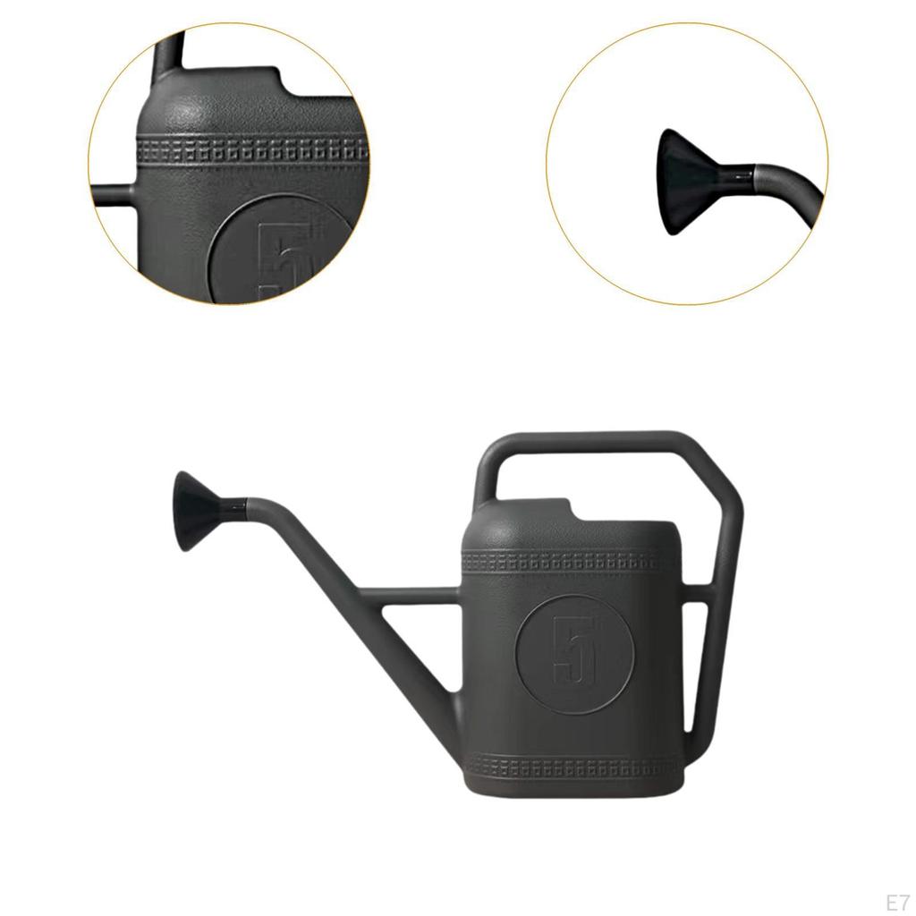 Садовая лейка с переносной ручкой и разбрызгивающей головкой для цветников