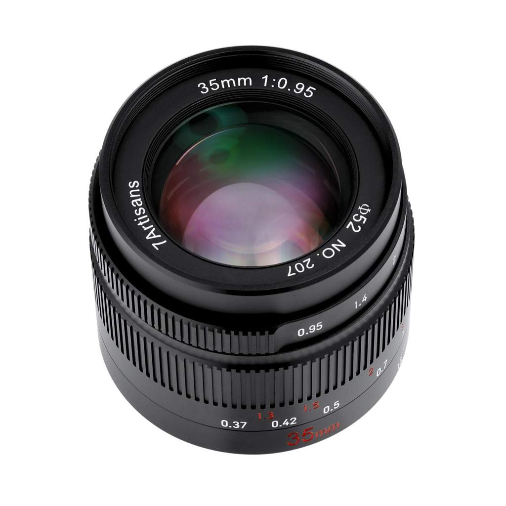 7Artisans 35095M43B 35mm for Micro Four Thirds F0.95