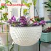 1 шт. Подвесной пластиковый цветочный горшок из лозы, подвесной горшок, комнатная подвесная корзина, подвесной полимерный цветочный горшок