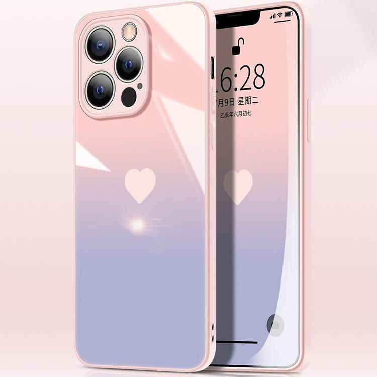 Маленький свежий чехол для мобильного телефона Apple 11promax iPhone11Pro/11Pro градиентная любовь