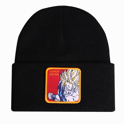 Аниме Dragon Ball Сон Гоку Супер Сайян СУПЕР САЙЯН Вязаная шапка, шерстяная шапка, лыжная шапка-пуловер
