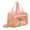 Pu Transparent Waterproof Cosmetic Bag PVC Make Up Bag Travel Storage Bag  Travel