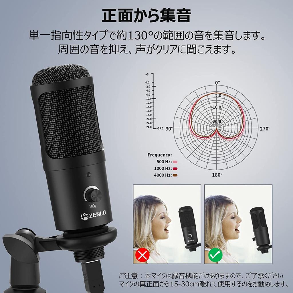 Конденсаторный микрофон, USB-микрофон для ПК, Микрофон для записи, Однонаправленный, В комплекте штатив-тренога, Регулировка громкости, Комментарии к играм, Skype,