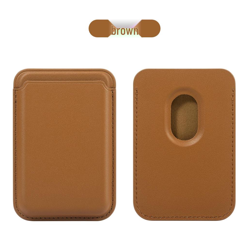 Магнитный кожаный держатель для карт, совместимый с MagSafe, для iPhone 17/17 Pro