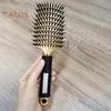 Вентилируемая щетка для волос, портативная антистатическая, тонкая, густая, вьющаяся, длинная, влажная, сухая, плоская щетка для женщин и девочек, массаж кожи головы, укладка волос, распутывание, расческа