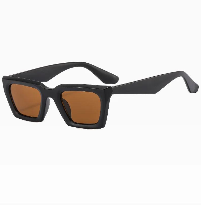 Новые квадратные солнцезащитные очки Мужские Женские Дизайнерские Винтажные Солнцезащитные очки Женские Мужские Модные Оттенки Зеркальные Для улицы