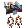 Cross-Border Wrestling 4-Sided Ring Gladiator Model Set - Children's Toy