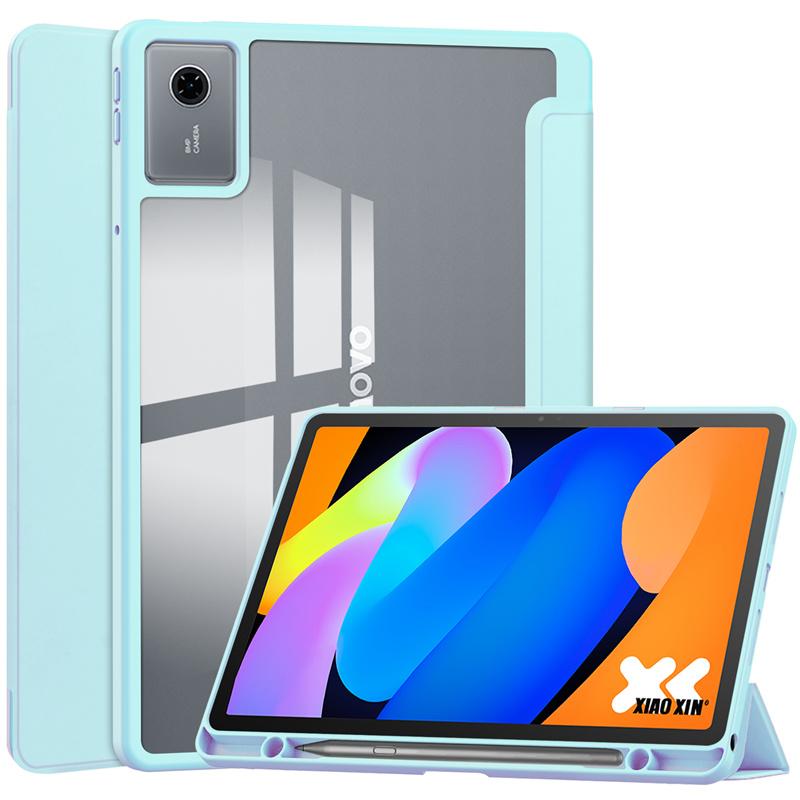 Чехол для Lenovo Idea Tab 11 с держателем для стилуса, прозрачный акриловый, умный магнитный чехол для Coque Lenovo Idea Tab 11 Tb336fu Tb336zu