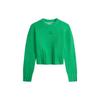 FW23 Letter Texture Round Neck Pullover Sweater Women Sweater Emerald-Green J222303