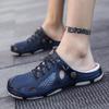 Fashion NEW Summer Men Sandals Light EVA Men's Casual Shoes Hole Shoes Clogs Lovers Home Garden Outdoor Male Beach Flat Slippers