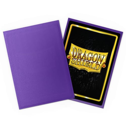 Arcane Tin Man Dragon Shield Sleeves, Standard Size (100 Sleeves) AT-11009, Matte/Purple